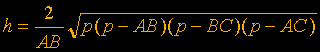 LinesDistanceFormula